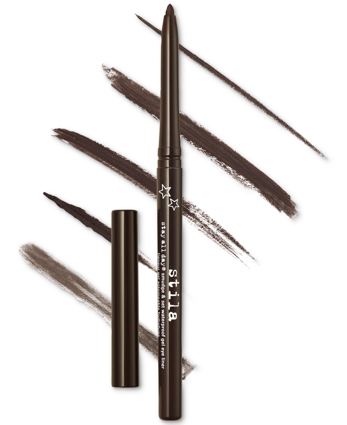 Stila Stay All Day Smudge & Set Waterproof Gel Eye Liner In Damsel Dark Brown