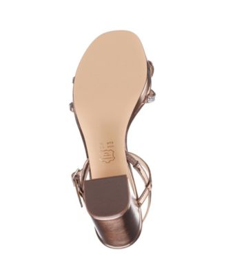 Women's Steven Rhinestones Block Heel Platform Sandals