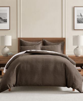 Home Cloud Waffle Textured 3-Pc. Duvet Cover Set, King/California King