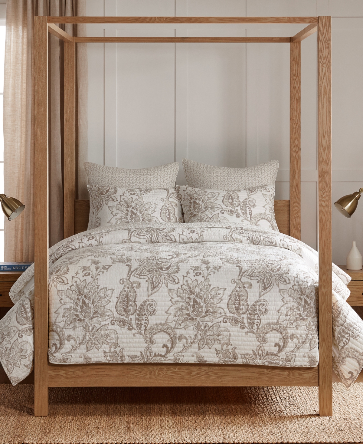 Levtex Bennett 2-pc. Quilt Set, Twin In Taupe