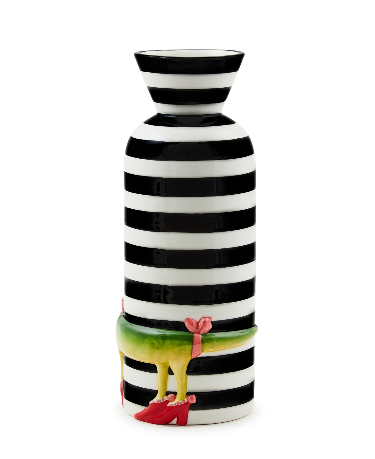 Mackenzie-childs Patience Brewster Gloria Alligator Vase In Multi