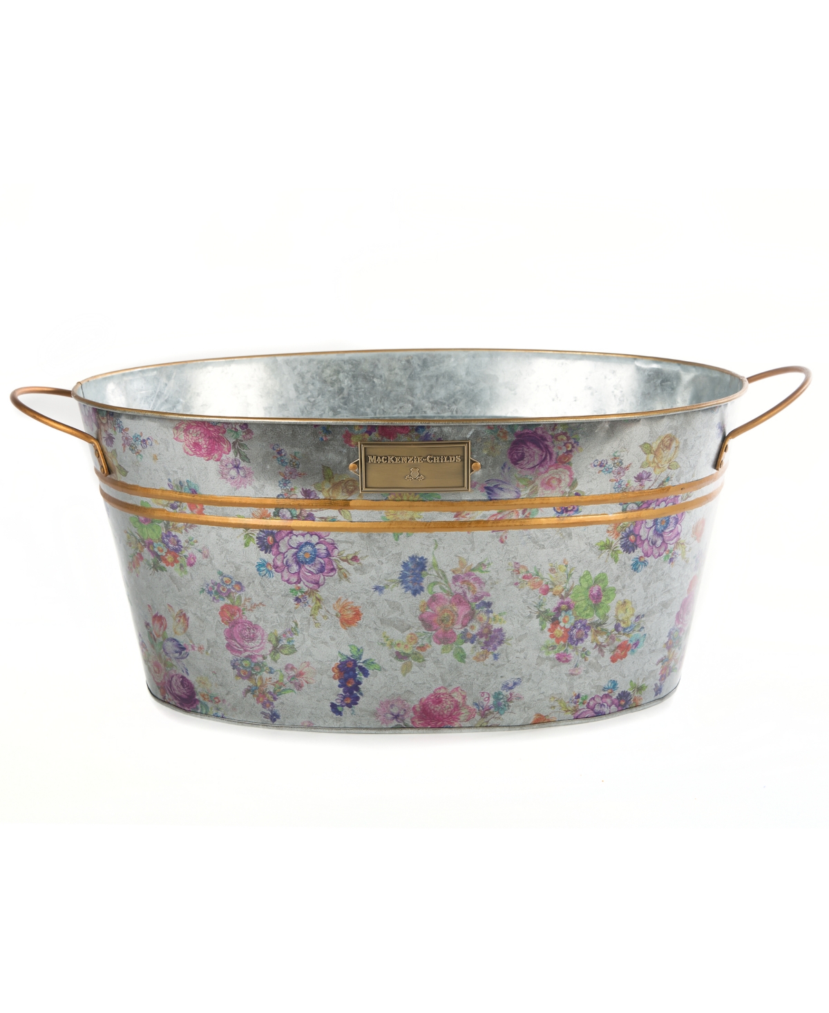 Mackenzie-childs Flower Market Galvanized Beverage Bucket