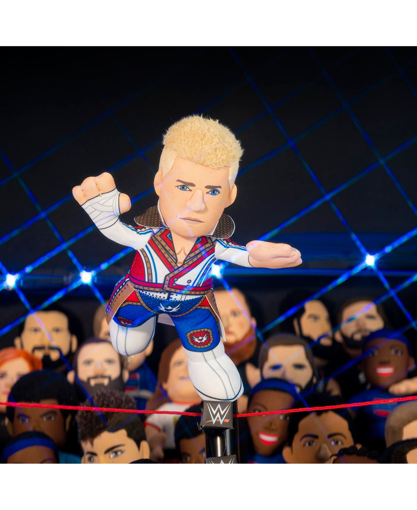 Детская мягкая игрушка Bleacher Creatures Cody Rhodes American Nightmare 10" Plush Figure — фото 5