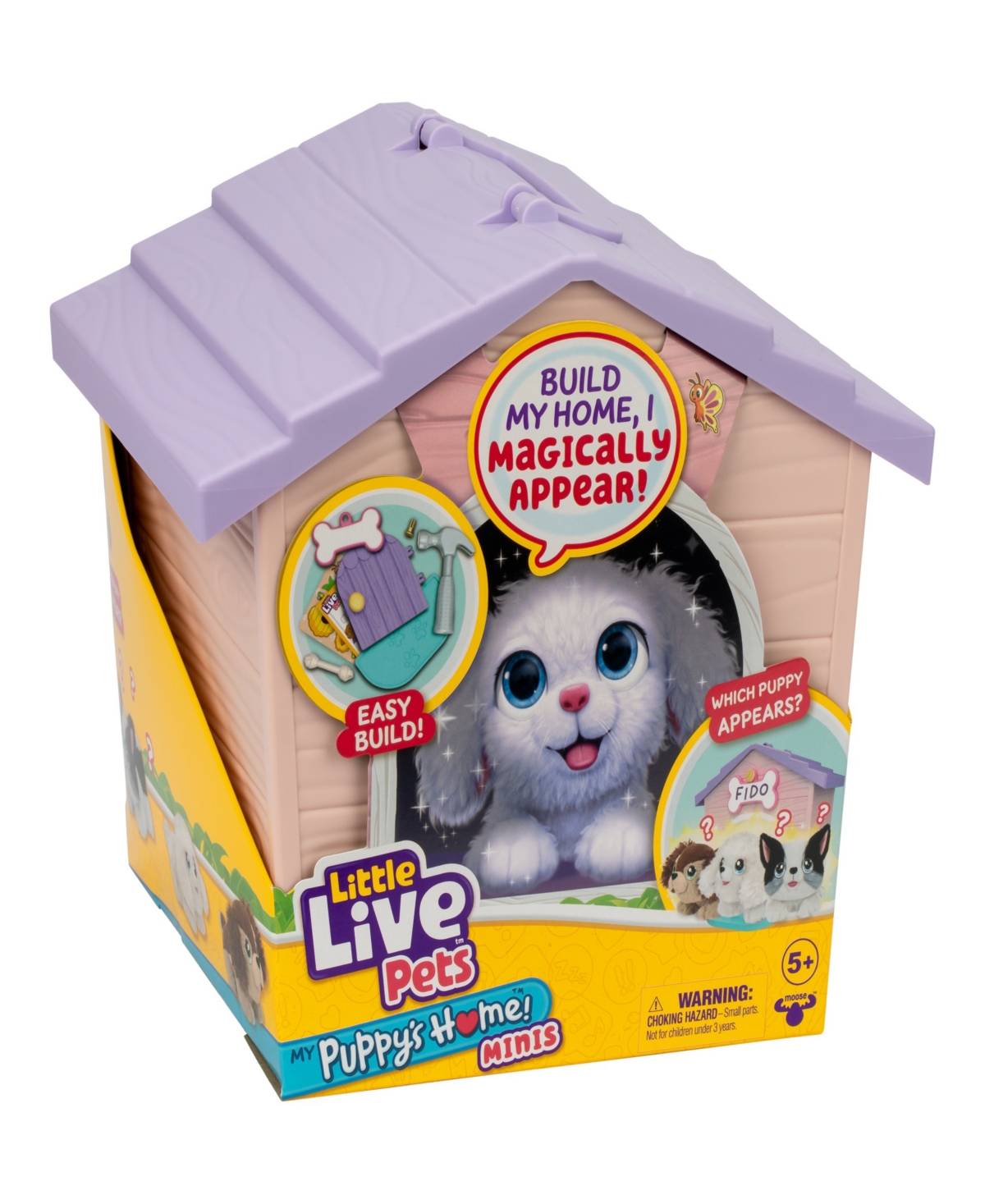 Little Live Pets My Puppy's Home Mini Playset In Pink