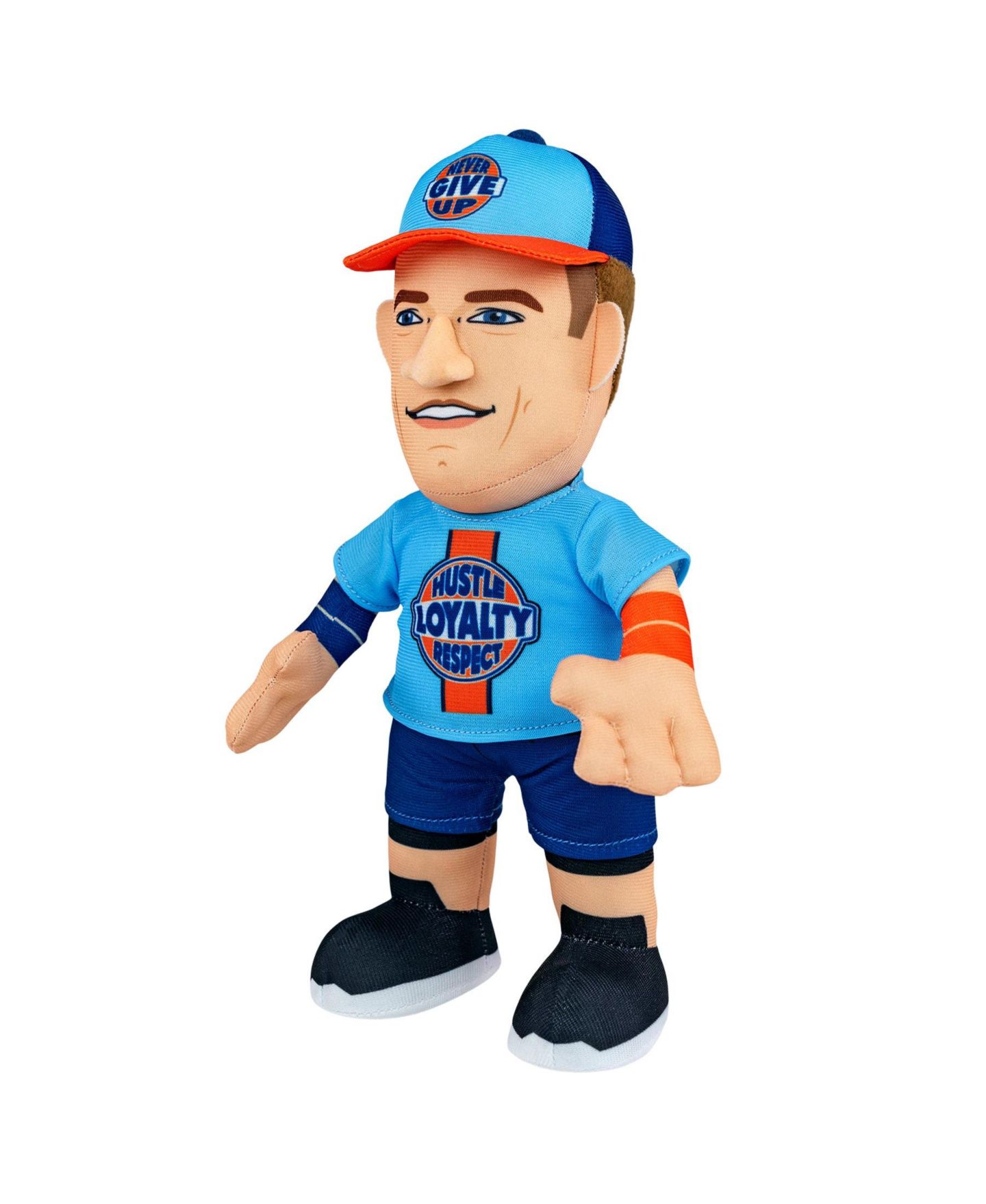 Детская мягкая игрушка Bleacher Creatures WWE John Cena (Hustle Loyalty Respect) 10" Plush Figure - A Wrestling Legend for Play or Display — фото 3
