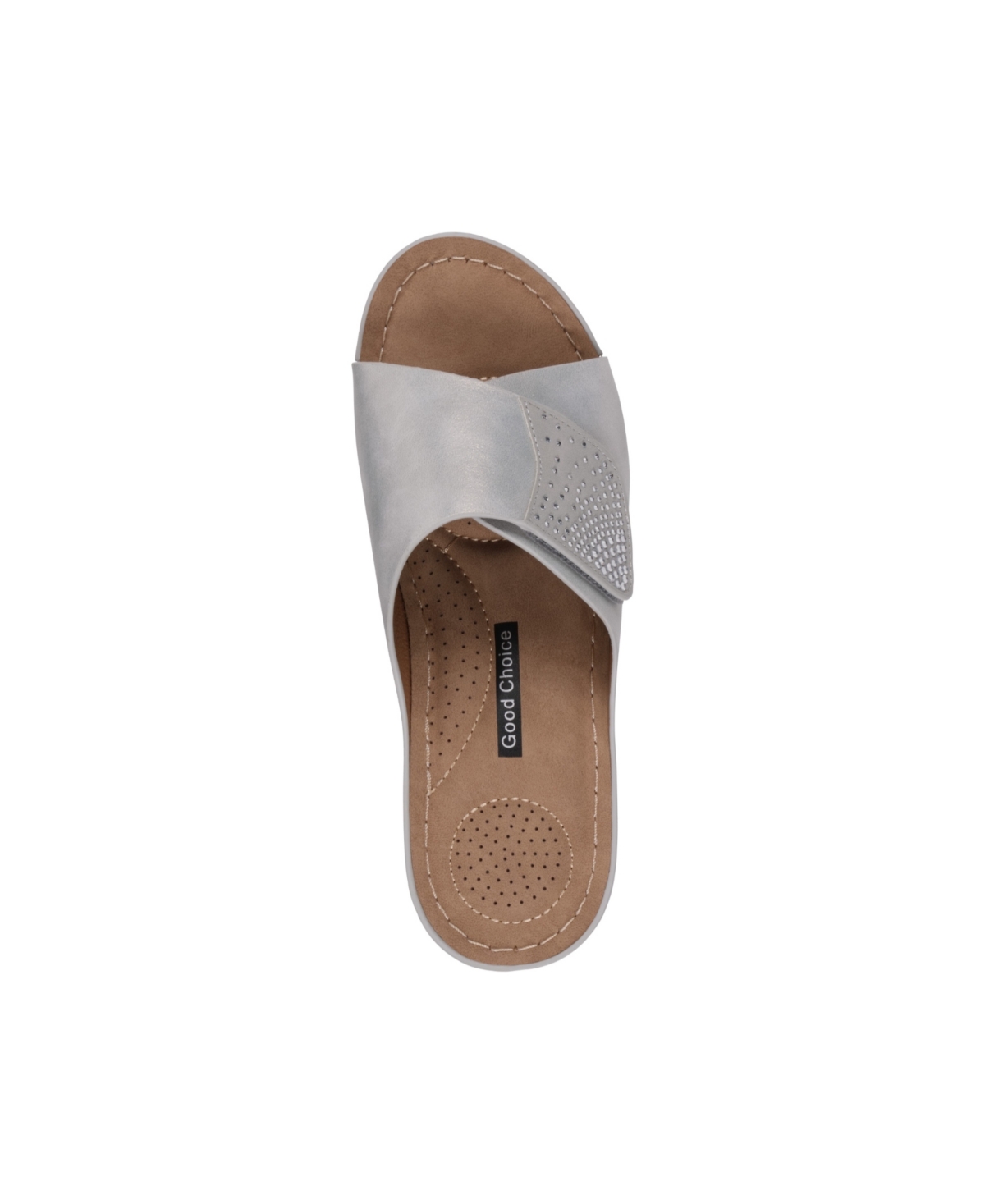 Gc Shoes Annora Wedge Sandal In Silver