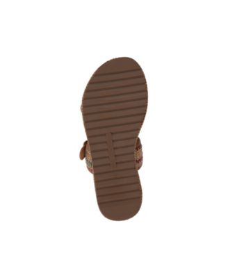 Women's Lorena Woven Double Band Slide Platform Sandals