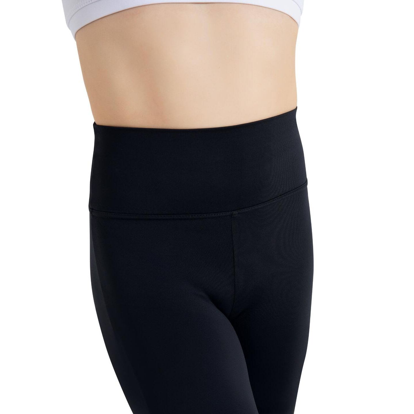 Женские леггинсы Capezio Plus Size Team Basics Active, цвет: Чёрный — фото 4