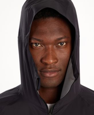 Men's Superalloy Hooded Packable Rain Jacket