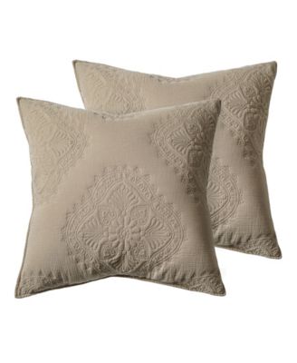Muslin Stitch 2-Pc. Sham Set, European