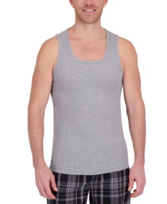 Platinum Men's Tank Tee & Stretch Woven Pant Sleep Set