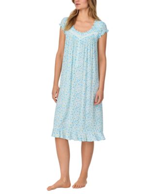 Women's Printed Cap-Sleeve Waltz Nightgown