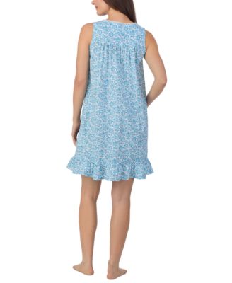 Women's Cotton Sleeveless Short Nightgown