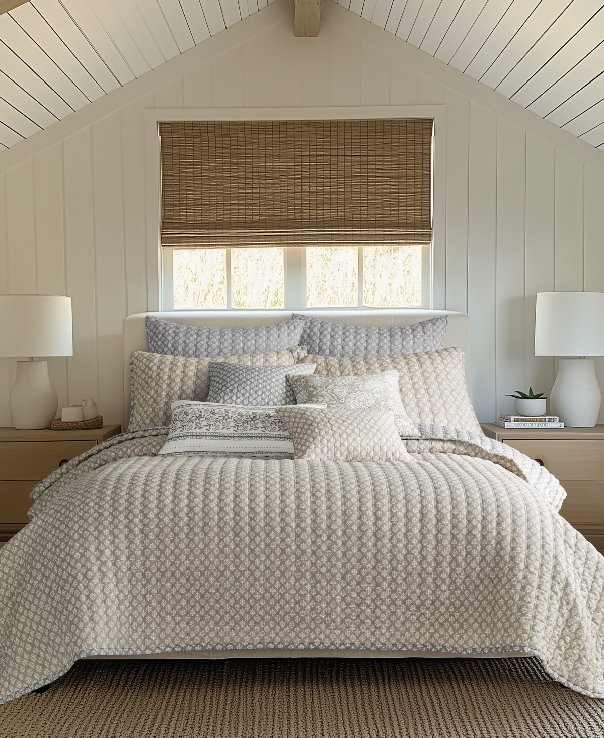 Levtex Aditya Reversible 3-pc. Quilt Set, King/california King In Taupe