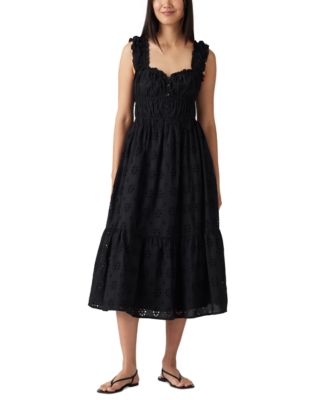 ANDMARY♡Laura tiered dress♡black Levi's® Women's Cotton Amaya Tiered Maxi Dress - Macy's