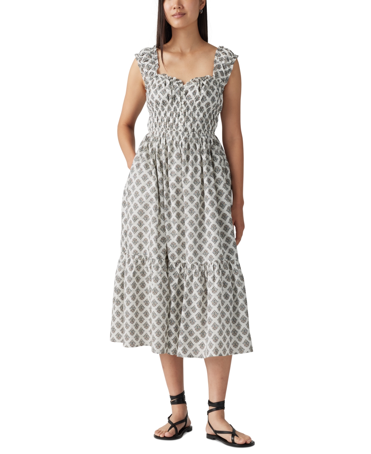 Levi's Women's Cotton Amaya Tiered Maxi Dress