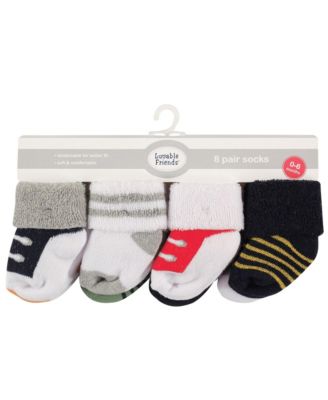 Terry Fabric Sock Collection 8 Pairs