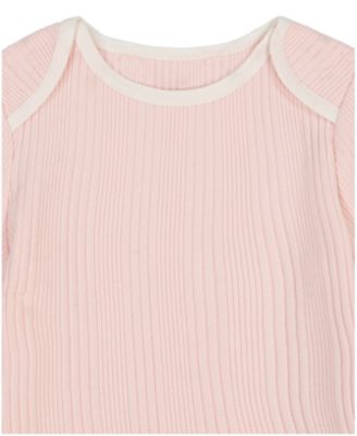 Baby Girls 3-Piece Short Sleeve Bodysuit Set