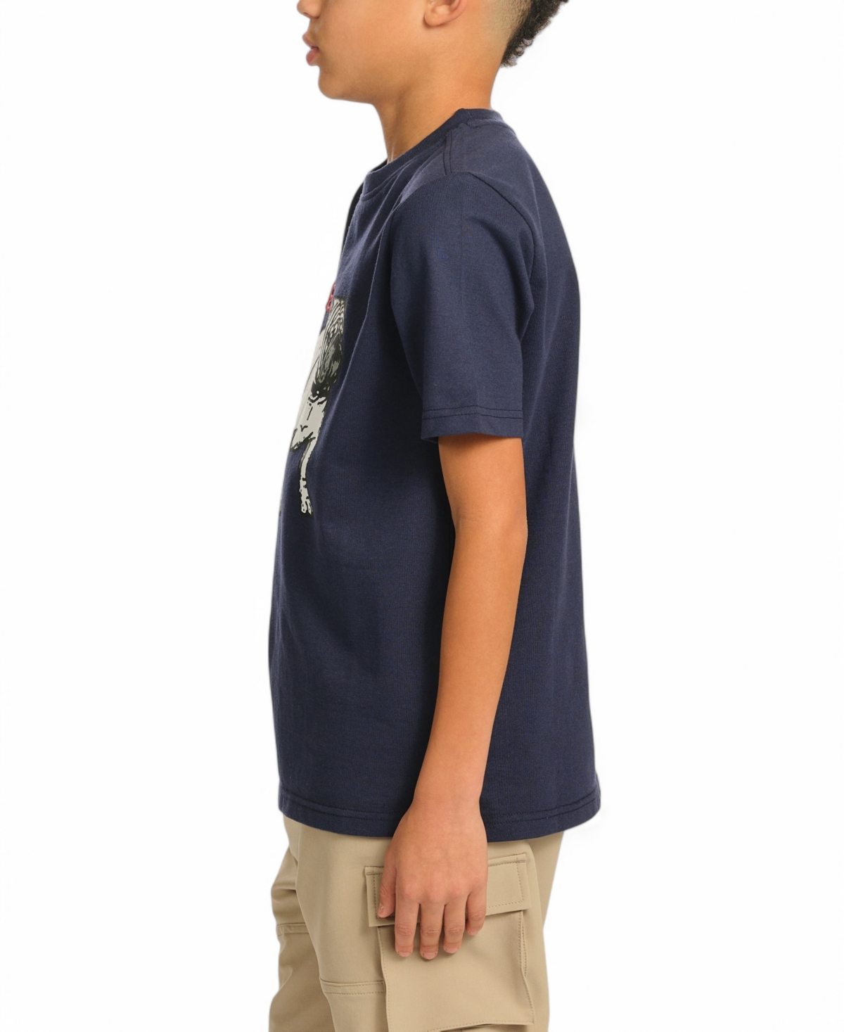 Sovereign Code Big Boys Short Sleeve T-shirt In Naval Academy
