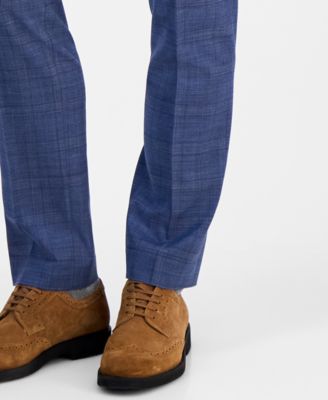 Men's Modern-Fit Wool TH-Flex Stretch Suit Separates Pant