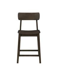 Curved Back Counter Stool – Rubberwood Chair for Kitchen & Bar