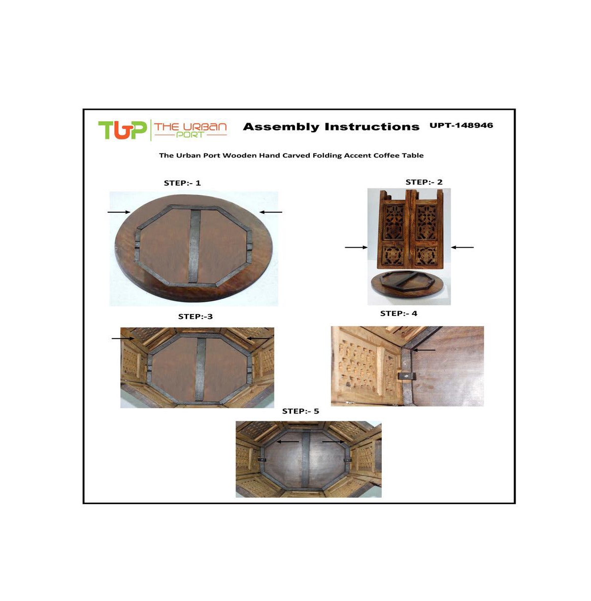 Folding Accent Table for Stylish and Space-Saving Convenience