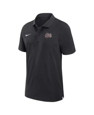 Nike - Men's Black Montana Grizzlies 2024 Sideline Coaches Performance Polo Shirt
