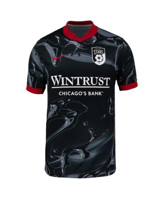 Men's Black Chicago Red Stars 2025 Secondary Stadium Replica Jersey