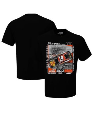 Checkered Flag Sports - Men's Black Chase Briscoe 2025 Daytona 500 Pole Winner T-Shirt
