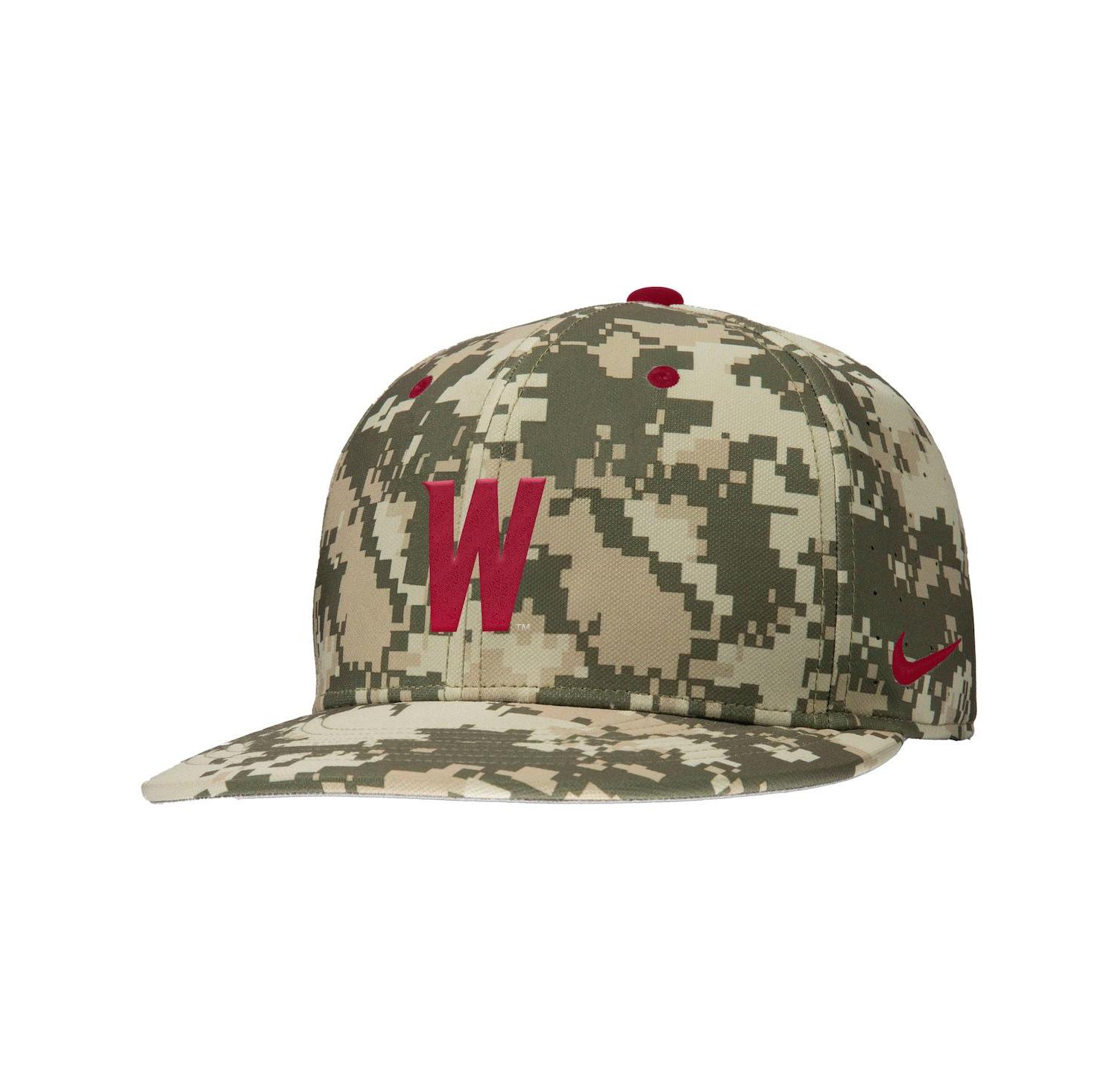 Men's Digital Camo Washington State Cougars On-Field Baseball Performance Fitted Hat
