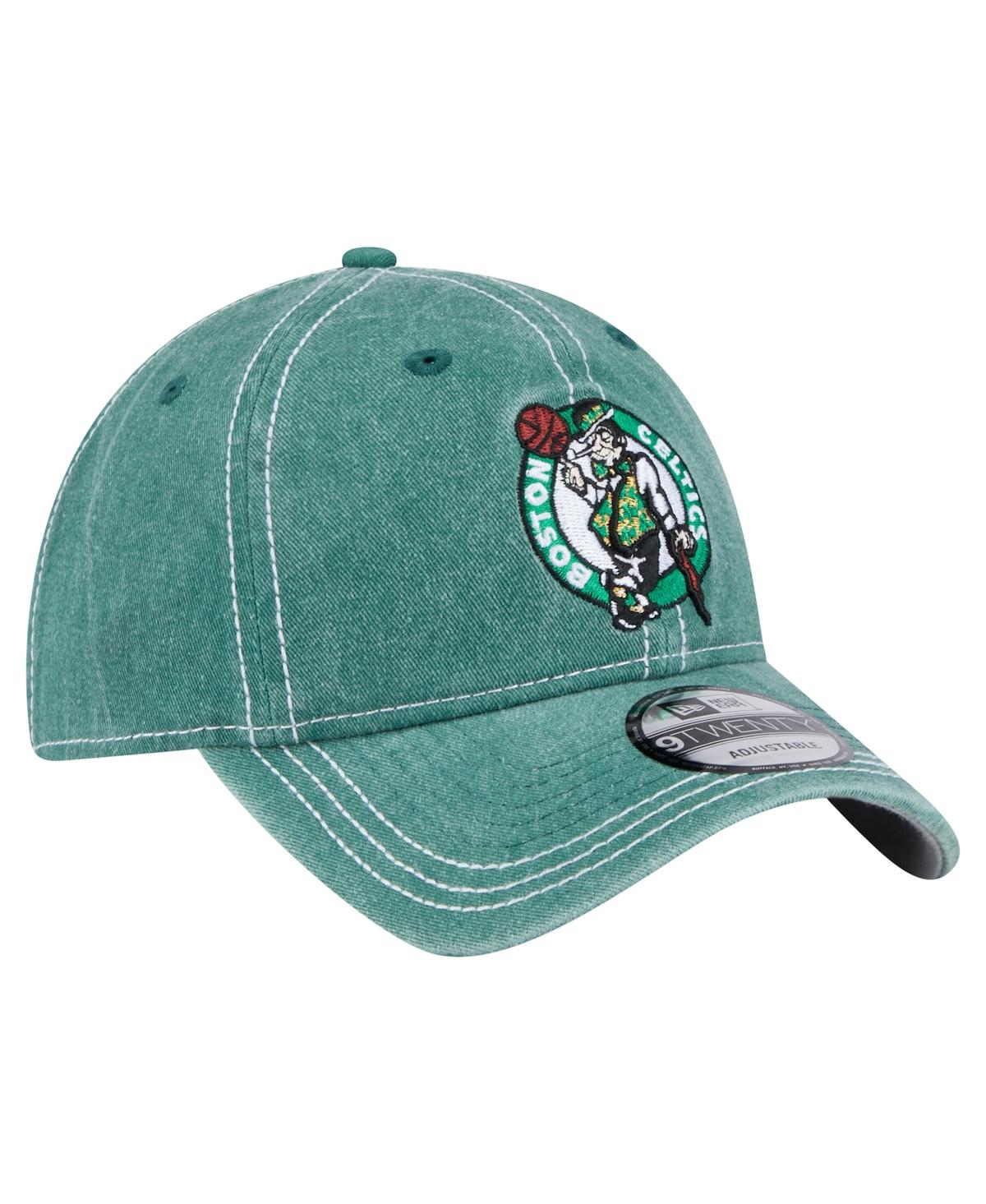NEW ERA MEN'S KELLY GREEN BOSTON CELTICS PIGMENT DYED 9TWENTY ADJUSTABLE HAT 