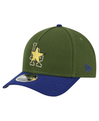 New Era - Men's Dark Green Los Angeles Dodgers City Feature 9forty A-frame Adjustable Hat
