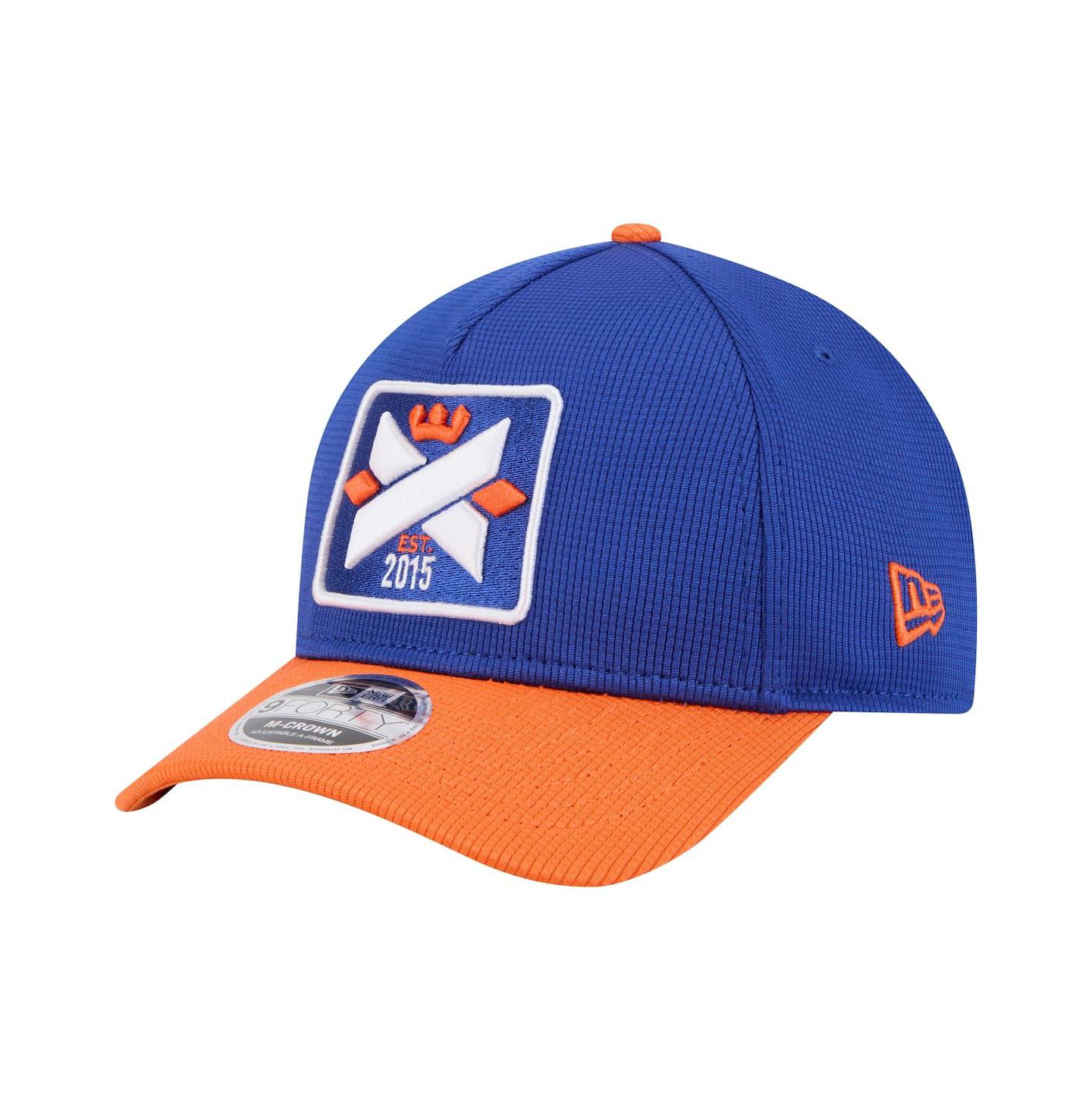 Мужские головные уборы New Era Royal FC Cincinnati 2025 Jersey Hook 9FORTY M-Crown Adjustable Hat — фото 3