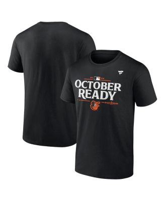 Fanatics - Big Boys and Girls Black Baltimore Orioles 2024 Mlb Postseason Locker Room T-shirt