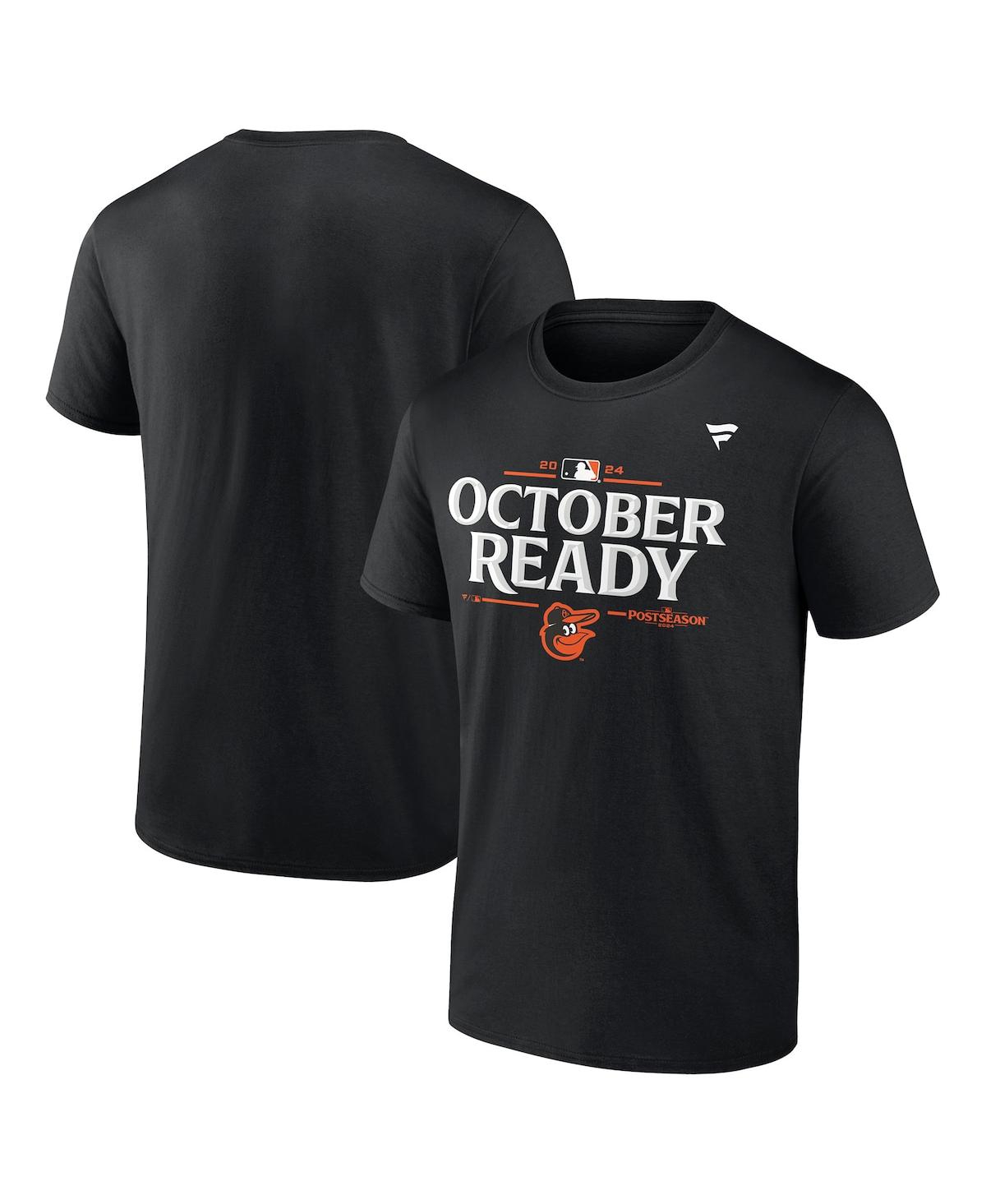 Fanatics Big Boys And Girls Black Baltimore Orioles 2024 Mlb Postseason Locker Room T-shirt In Black