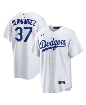 Nike - Men's Teoscar Hernandez White Los Angeles Dodgers Home Replica Jersey