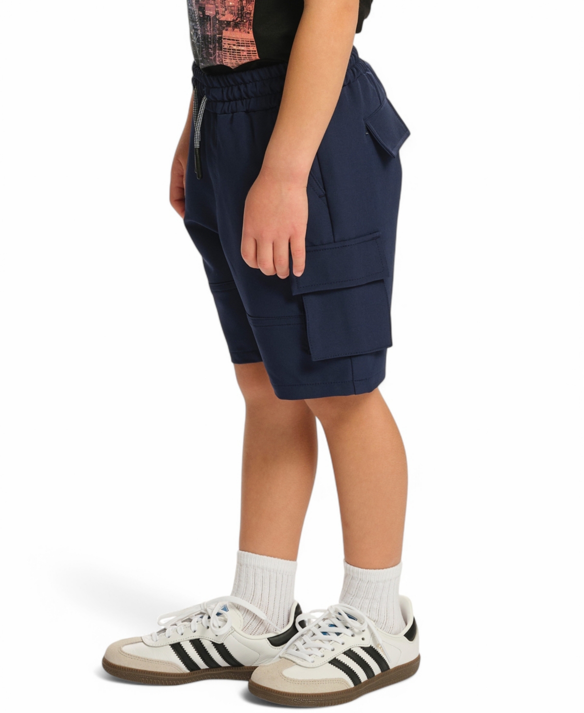 Sovereign Code Little And Big Boys Cargo Shorts In Navy