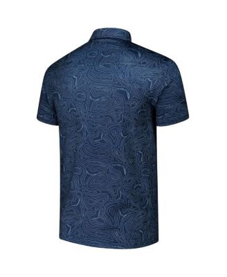 Men's Navy The Players Toothy Topo Polo Shirt