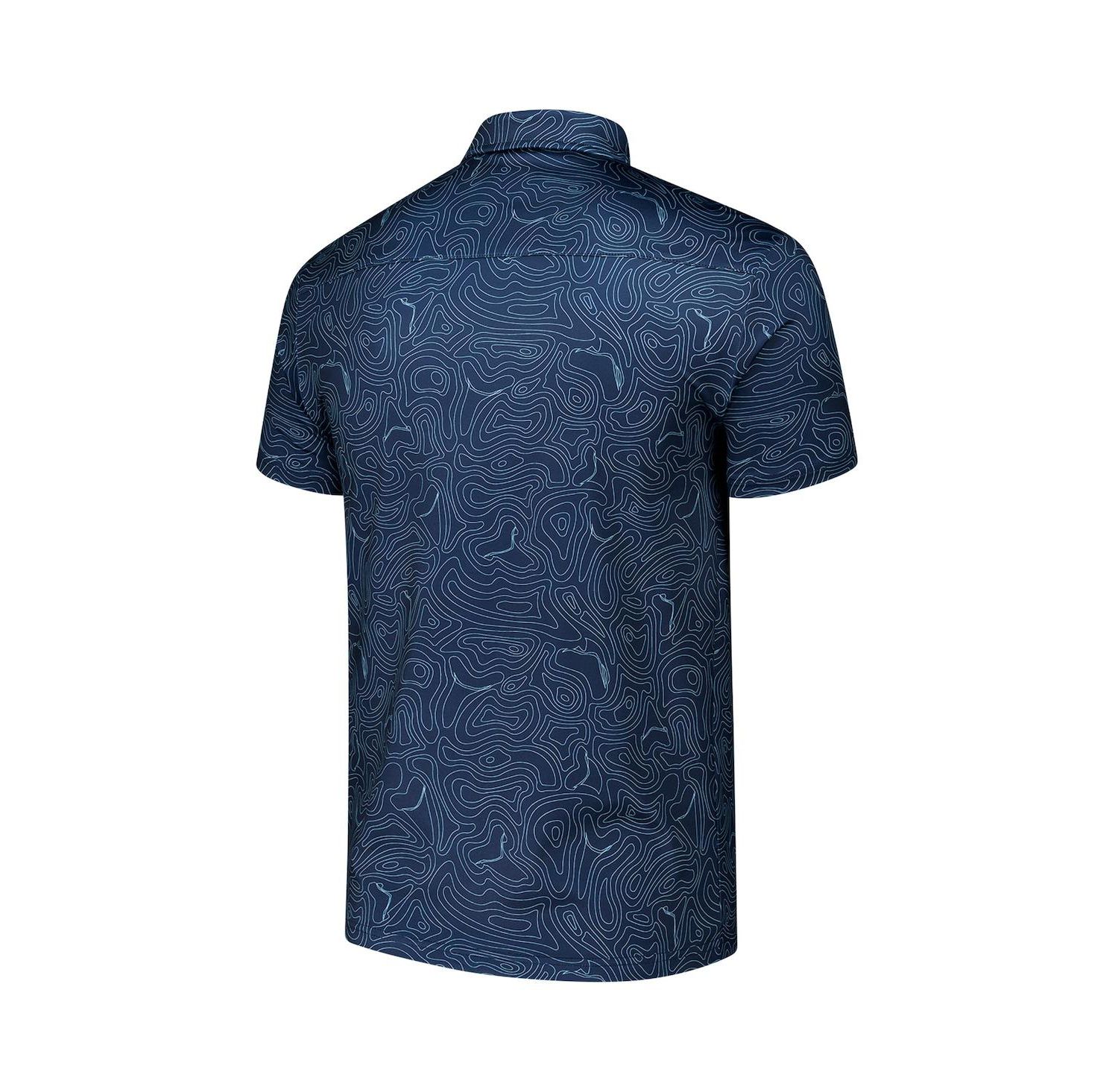 Men's Navy The Players Toothy Topo Polo Shirt