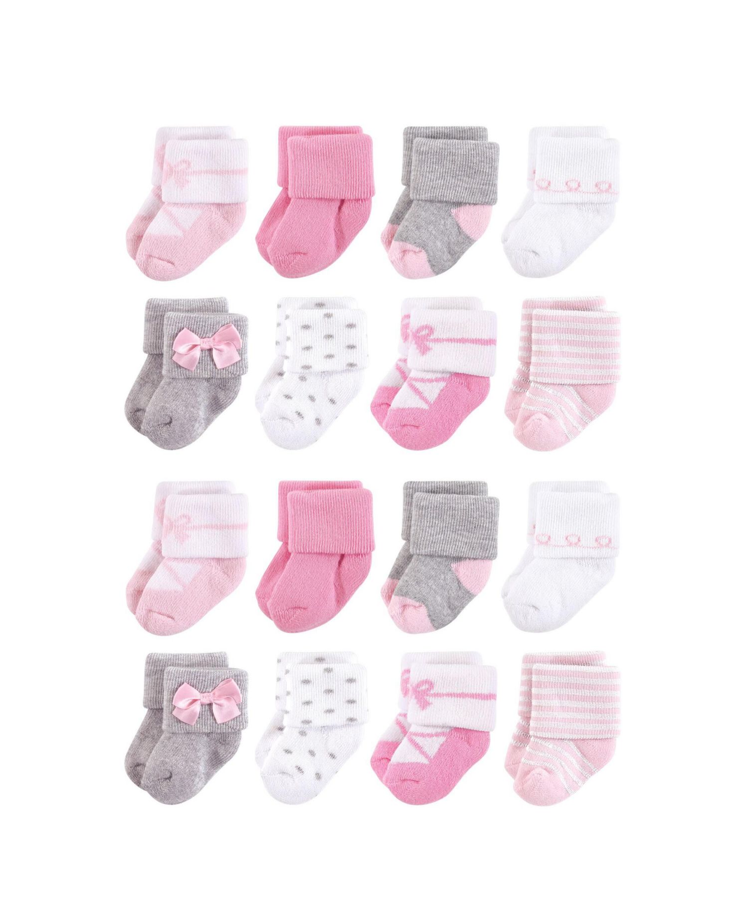 Treasure Soft & Durable 16Pc Terry Sock Collection