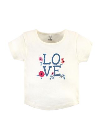 Baby Girls Natural Cotton Hoodie, Bodysuit or Tee Top, and Pant