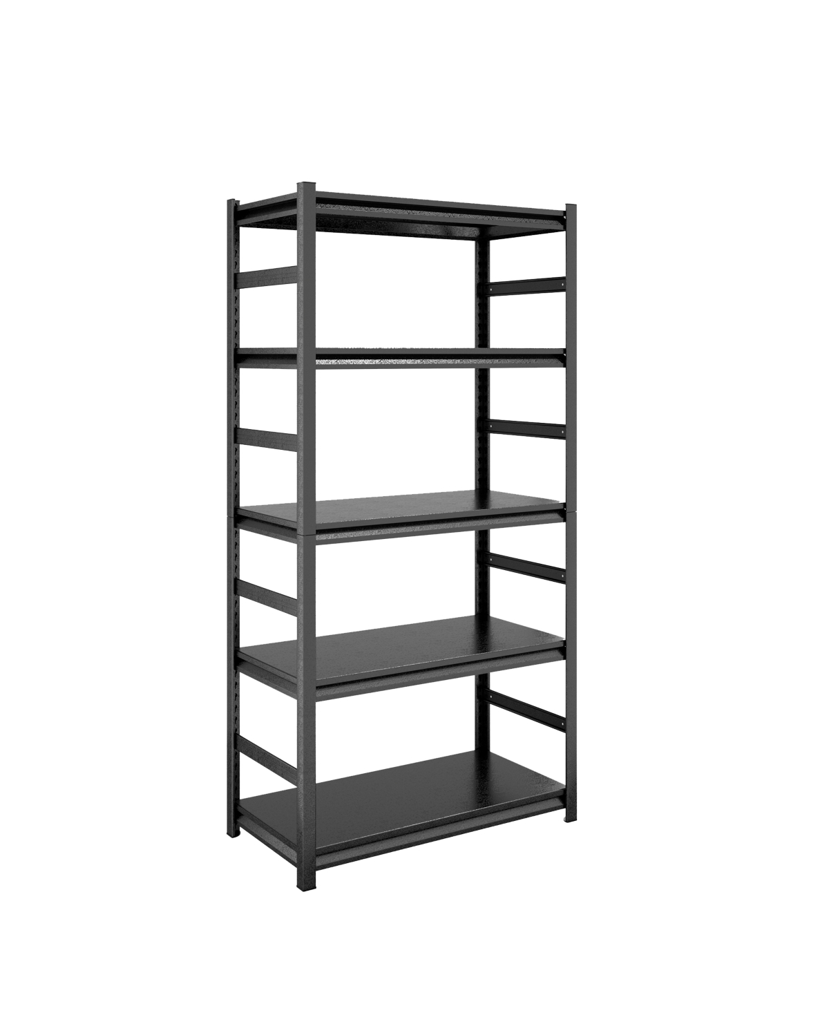 Adjustable Heavy Duty Metal Shelving - 5-Tier Storage Shelves, 2000LBS Load, Kitchen, Garage, Pantry H63 W31.5 D15.7