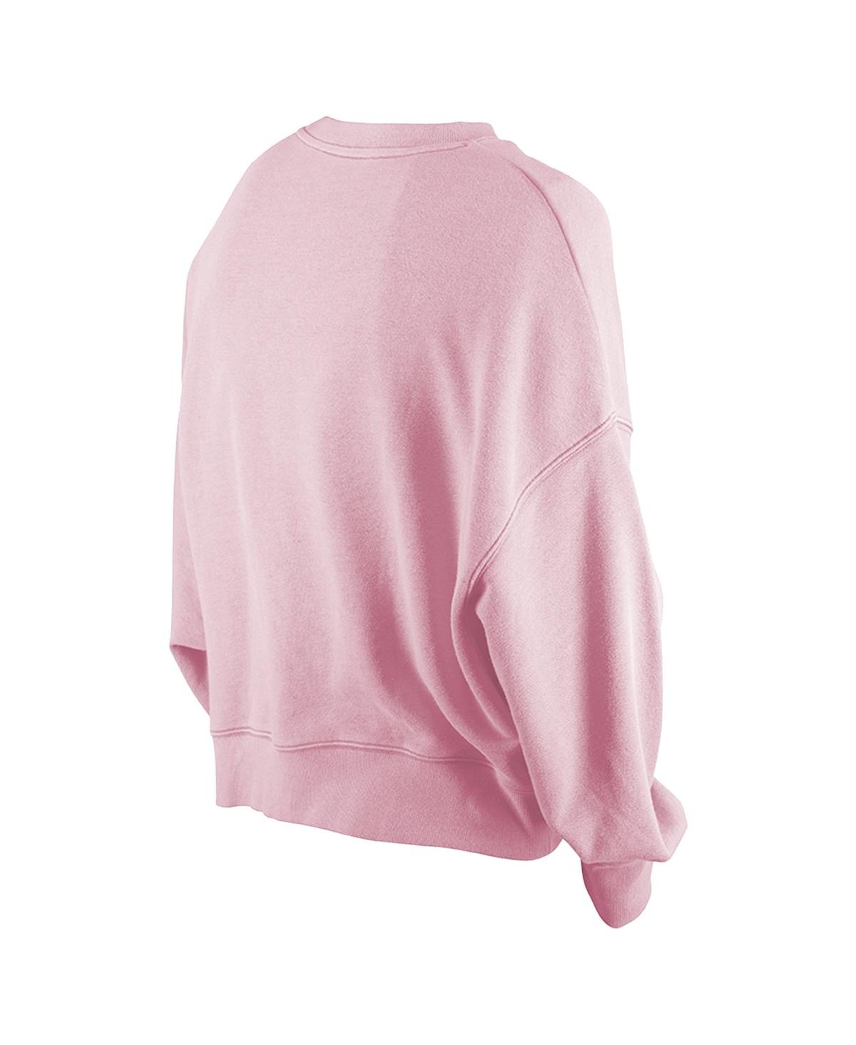 NEW ERA WOMEN'S PINK PITTSBURGH STEELERS COZY PULLOVER SWEATSHIRT 