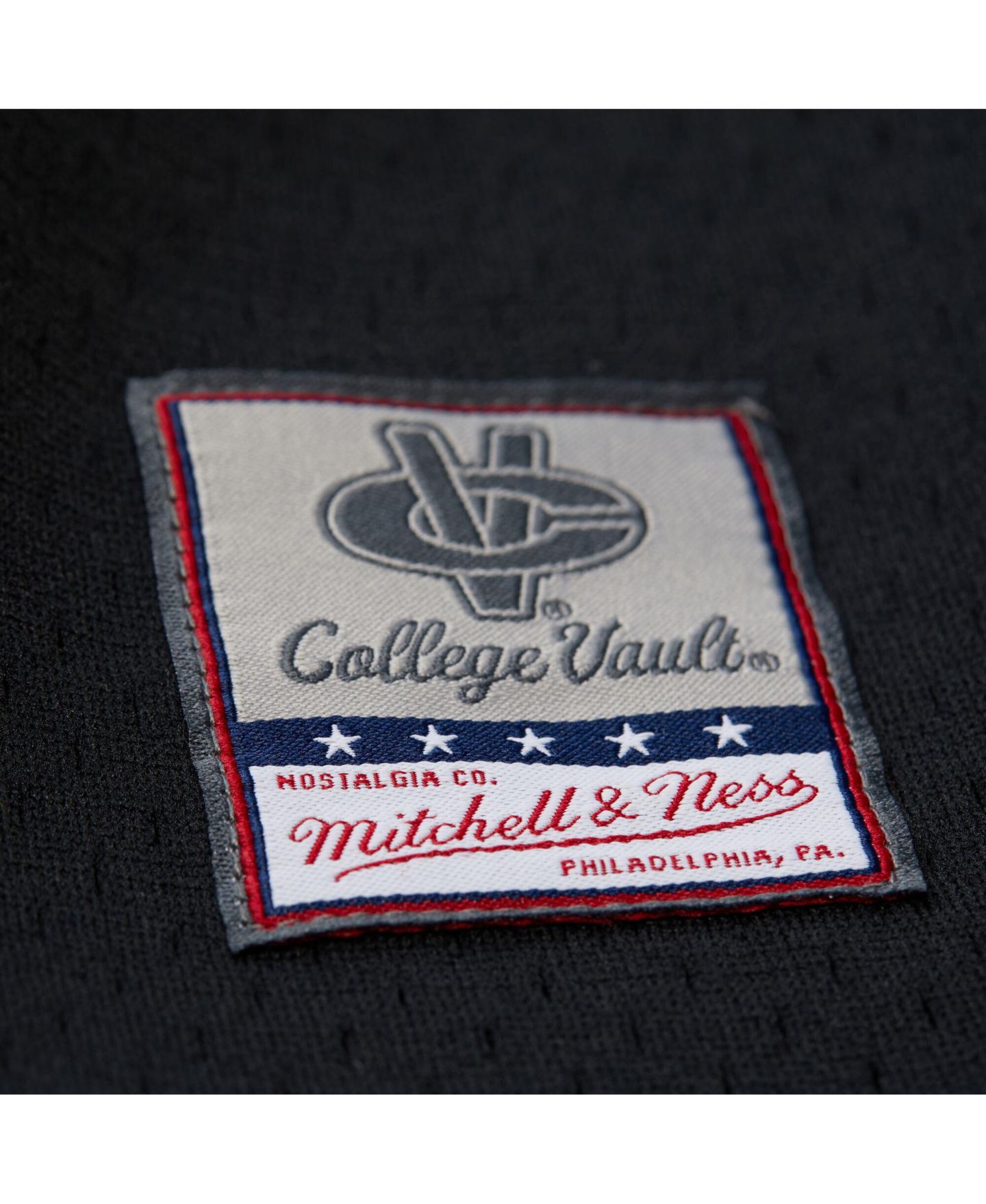 Мужской топ Mitchell & Ness Black LSU Tigers On The Clock Full-Button Fashion Jersey — фото 5