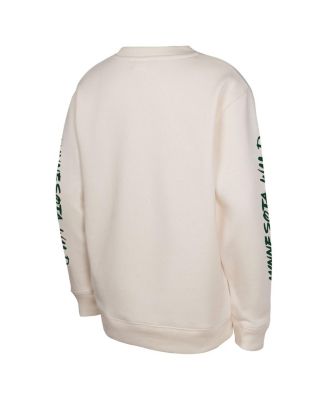 Big Boys and Girls Cream Minnesota Wild Star Power Pullover Sweatshirt