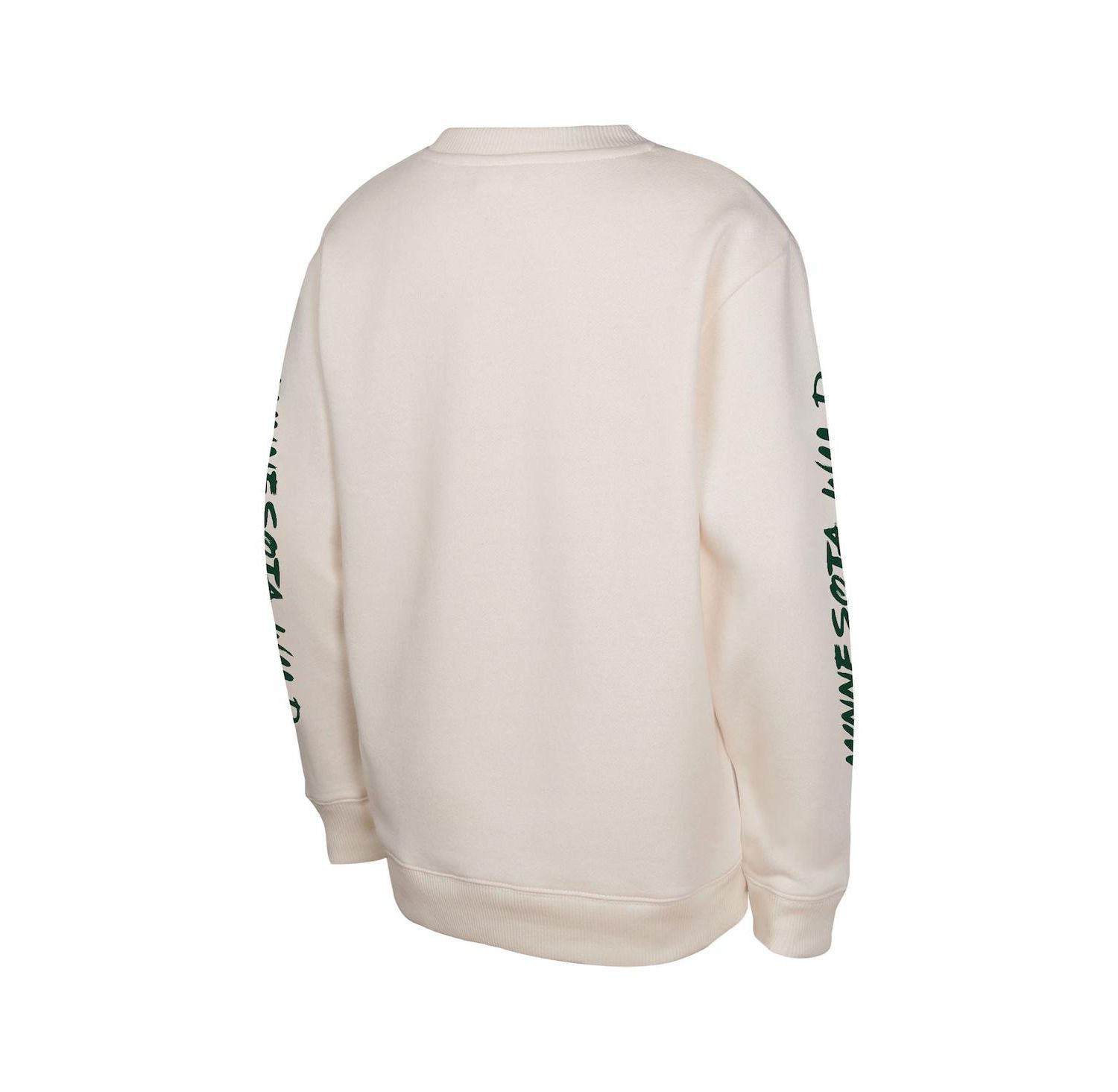 Big Boys and Girls Cream Minnesota Wild Star Power Pullover Sweatshirt
