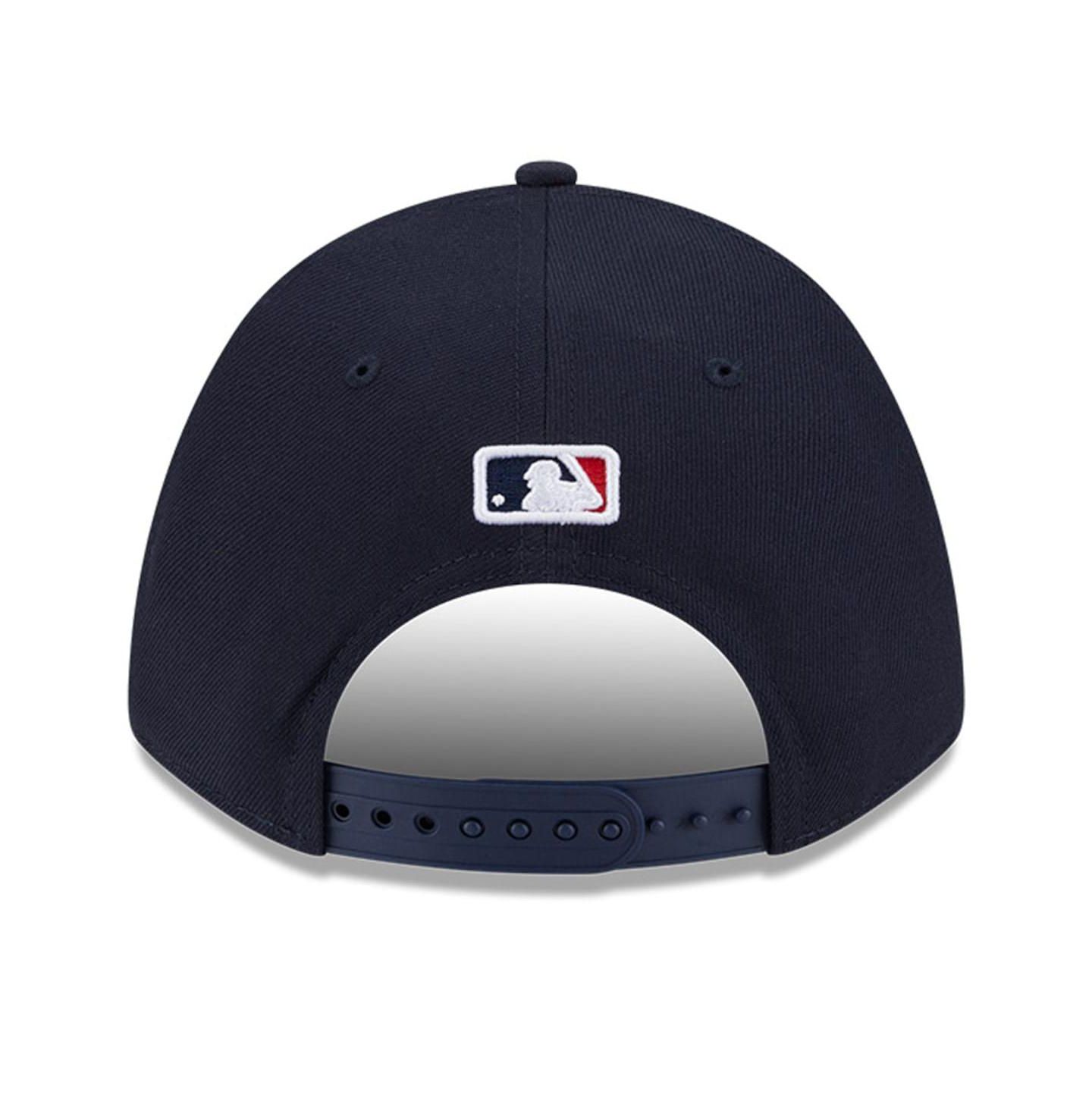 Мужская кепка New Era Navy Minnesota Twins Player Replica 9Forty Adjustable Hat — фото 3