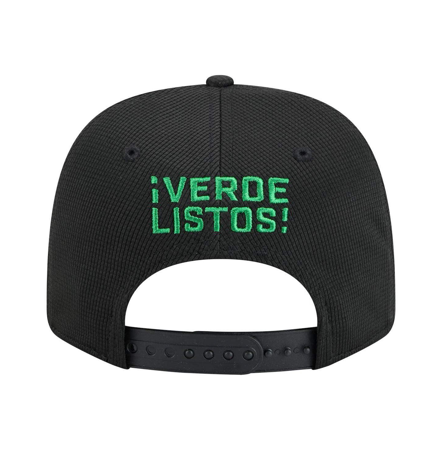 Мужские головные уборы New Era Black Austin FC 2025 Jersey Hook 9SEVENTY Stretch-Snap Hat — фото 4