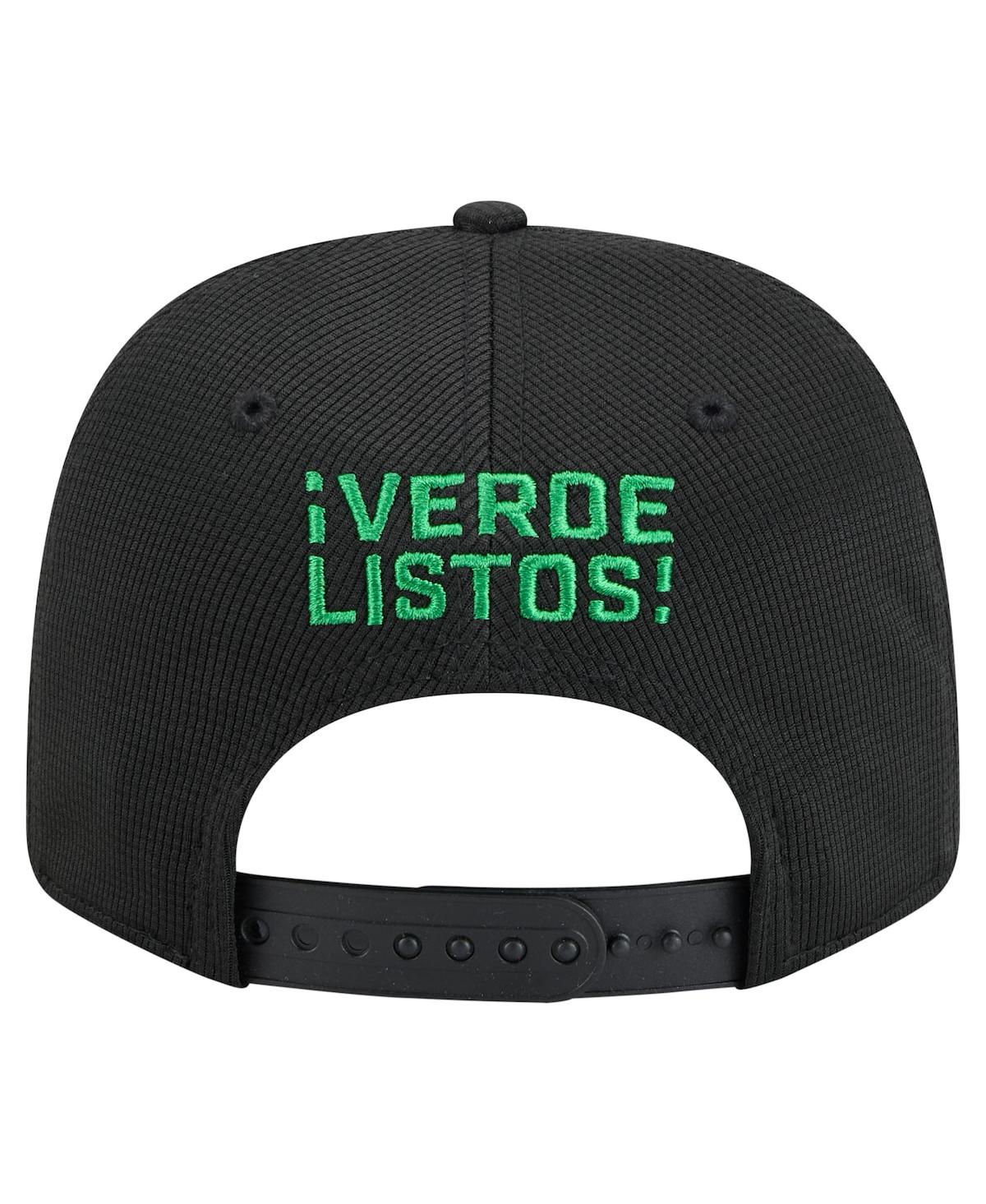 NEW ERA MEN'S BLACK AUSTIN FC 2025 JERSEY HOOK 9SEVENTY STRETCH-SNAP HAT 