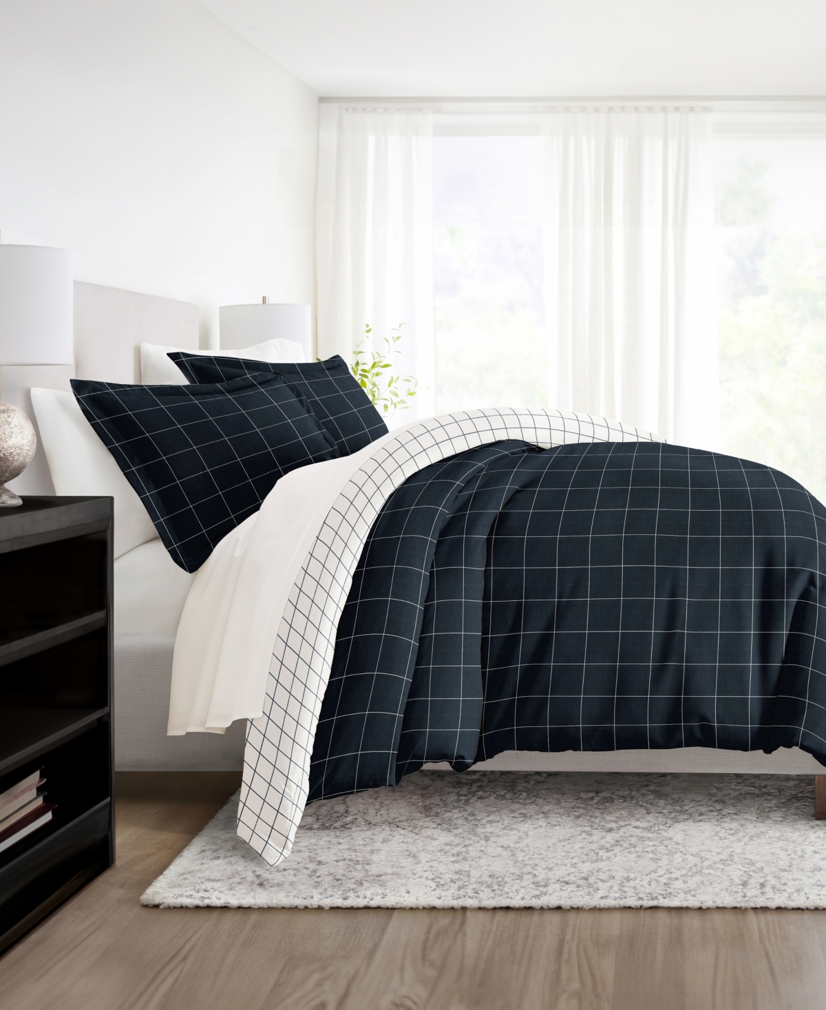 Ienjoy Home Timeless Pattern Reversible 3-pc. Duvet Cover Set, King/california King